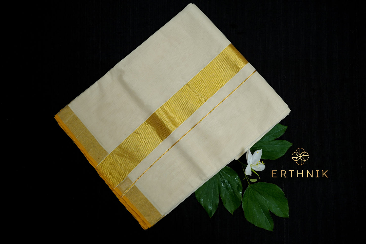 Erthnik™ Premium Balaramapuram classic Kasav Set saree
